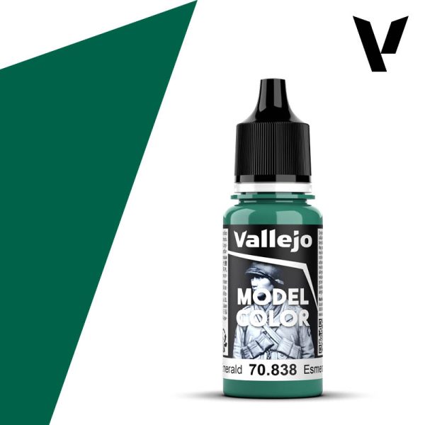 Vallejo Acrylic 18 mL Emerald Model Color