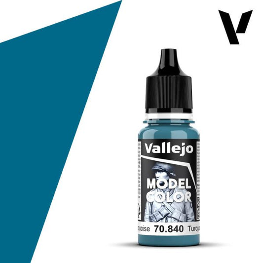 Vallejo Acrylic 18 mL Light Turquoise Model Color