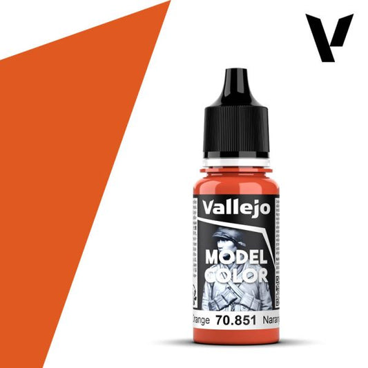 Vallejo Acrylic 18 mL Bright Orange Model Color