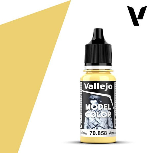 Vallejo Acrylic 18 mL Ice Yellow Model Color