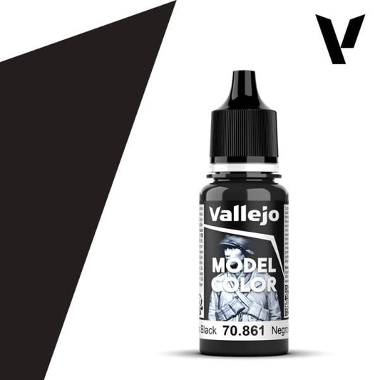 Vallejo Acrylic 18 mL Gloss Black Model Color