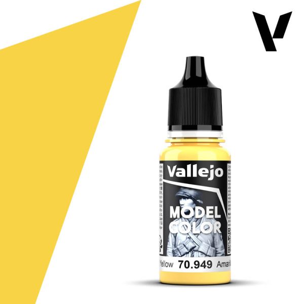 Vallejo Acrylic 18 mL Light Yellow Model Color