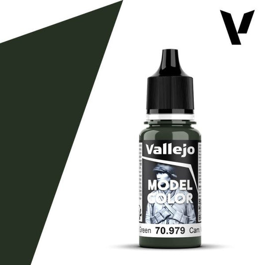 Vallejo Acrylic 18 mL Camouflage Dark Green Model Color