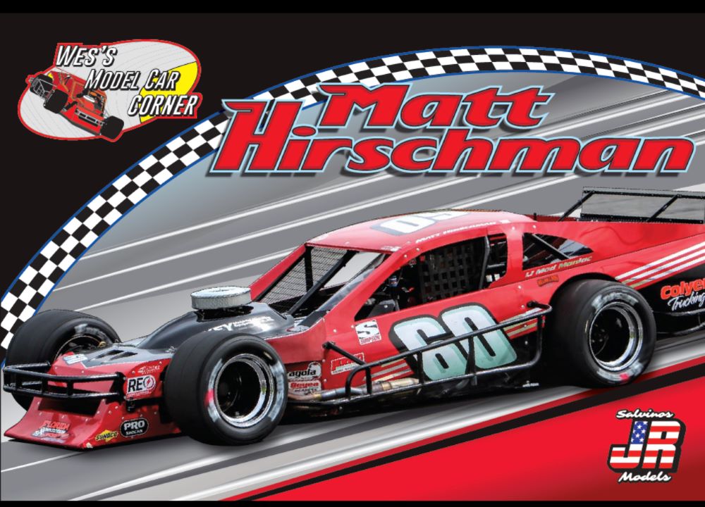 1/25 Matt Hirschman #60 Asphalt Modified (Red)