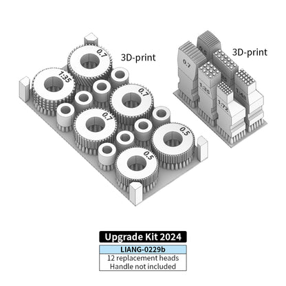 Liang Model - Tools for Zimmerit Coat - Upgrade Kit  (1/35 1/48 1/72)