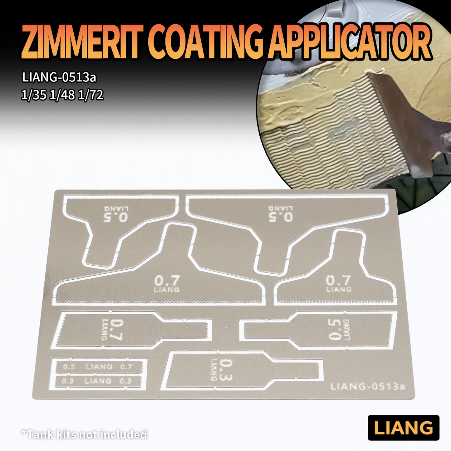 Liang Model - Zimmerit Coating Applicator metal